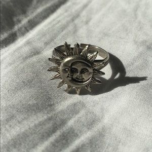 Celestial Sun and Moon ring